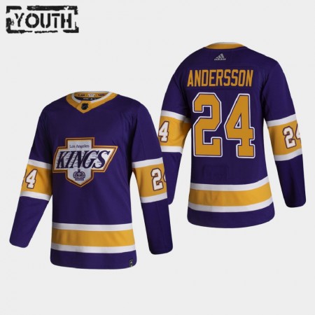 Dětské Hokejový Dres Los Angeles Kings Dresy Lias Andersson 24 2020-21 Reverse Retro Authentic